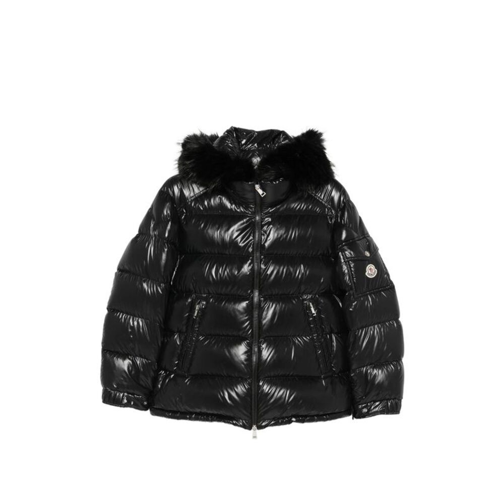 Moncler Black Jackets - Puffer Jackets Women